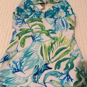 Nordstrom Blue and Green tankini Tommy bahama new!